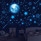 Decalques de parede Robmoda Glow in The Dark Stars para teto