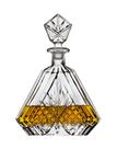 Decantador de uísque Lefonte Irish Cut Triangular 750mL Crystal