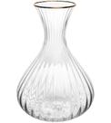 Decanter 1,5L de Cristal Ecológico com Fio de Ouro Optic Decanter 1,5L de Cristal Ecológico com Fio de Ouro Optic