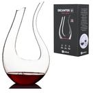 Decanter de Cristal em U 1500ml Aerador para Vinho Decantador