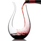 Decanter de Vinho 1400ml Formato em U Clássico Decantador