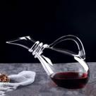 Decanter Vinho 1,7litros Vidro Inclinado Com Alça