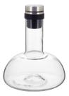 DECANTER VINHO 18x17x17cm 1,8L VIDRO TRANSP TAMPA INOX