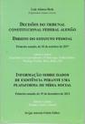 Decisões do Tribunal Constitucional Federal Alemão Direito do Estatuto Pessoal
