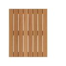 Deck 80cm X 80cm Madeira Maciça Taty Móveis