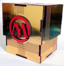 Deck Box Card Game Magic The Gathering Commander Protector- Ouro Espelhado