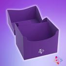 Deck box de cartas roxo 100+ xl - gmg123