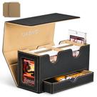 Deck Box UAONO MTG com 2 monitores Commander e bandeja de dados preta