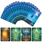 Deck de cartas Oracle Mystic Forest 50 unidades com tarô espiritual