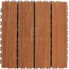 Deck de Madeira 30x30cm Antiderrapante com Base Plastica Madersilva