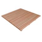 Deck De Madeira Modular 100x100 cm Réguas 4 cm Neonx