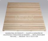Deck De Madeira Modular 100x100 cm Réguas 4 cm Neonx