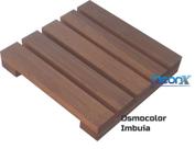 Deck De Madeira Modular 25x25cm Com Pintura Neonx