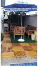 Deck De Madeira Modular 45x45 cm Réguas 4 cm Neonx Com Pintura Deck De Madeira Modular 45x45 cm Réguas 4 cm Neonx Com Pintura