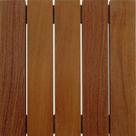 Deck em Placa de Madeira Modular Base Madeira 50cm x 50cm Madersilva