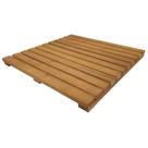 Deck Madeira Modular Eucalipto 50x50 Pintado Stain Imbuia