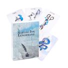 Deck of Scrying Ink Lenormand Cards para jogos de cartas familiares
