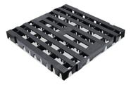 Deck Piso Pallet Piscina Plástico 50x50 Estrado Preto Kit 20