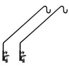 Deck Rail Pole Deck Hook MIXXIDEA Heavy Duty, 2 pacotes