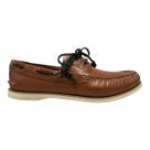 Deckshoes Samello American Masculino Couro Marrom Terra Sapato Dockside Náutico Original