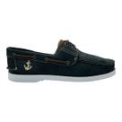 Deckshoes Samello Reef Couro Nobuck Marinho Navy Taupe Mocassim Náutico Âncora Edicão Especial Deckshoes Samello Reef Couro Nobuck Marinho Navy Taupe Mocassim Náutico Âncora Edicão Especial