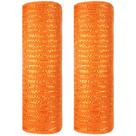 Decor Mesh Poly Ribbons ESINO 26 cm x 9 m Folha metálica vermelha/branca Decor Mesh Poly Ribbons ESINO 26 cm x 9 m Folha metálica vermelha/branca