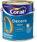 Decora seda acetinado coral - 3,6 litros - branco