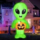 Decoração alienígena inflável Joiedomi 152cm LED de Halloween