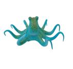 Decoração Aquário Polvo Enfeite Silicone