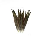 Decoração artificial de penas de faisão, 15 unidades, 30-35 cm, natural