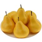 Decoração artificial de pêra Gresorth 12 cm 6 peças amarela Decoração artificial de pêra Gresorth 12 cm 6 peças amarela