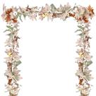 Decoração artificial Garland DearHouse Fall Maple Leaves de 3,6 m