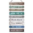 Decoração artística de parede Joyhawk Inspirational Wooden Rustic 30x60cm