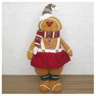 Decoração Boneco Natal Biscoito Ginger Natalino 46cm