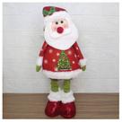 Decoração Boneco Natal Papai Noel Perna Ajustável 45cm
