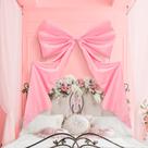 Decoração Bow Wavwavw Pink Big Wall Coquette Party 100cm
