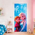 Decoração Capa Painel de Porta Princesa Castelo de Gelo Tecido Veste Fácil com Elástico Decoração Capa Painel de Porta Princesa Castelo de Gelo Tecido Veste Fácil com Elástico