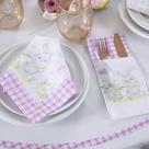Decoração Casa e Páscoa 6 Porta Talheres mais 6 Guardanapos / Cozinha, Sala de Jantar