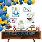 Decoração Completa 40 Itens Infantil Alice País Maravilhas
