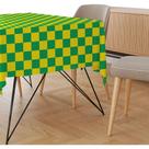 Decoração Copa do Mundo TNT Xadrez Brasil - 1,40M X 25MTS
