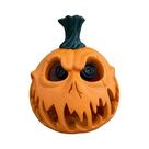 Decoração De Abóbora Gigante De Halloween Em Resina, Fantasma Com Características Faciais Estranhas, Decoração De Abóbora Gigante De Halloween Em Resina, Fantasma Com Características Faciais Estranhas,