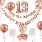 Decoração de Aniversário Rosa e Dourado para 13 Anos - Tema Teen Decoração de Aniversário Rosa e Dourado para 13 Anos - Tema Teen
