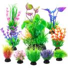 Decoração de Aquário Artificial Ameliade - 11 Plantas de Plástico Decoração de Aquário Artificial Ameliade - 11 Plantas de Plástico