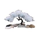 Decoração De Aquário Floco De Neve Rosa: Pinheiro De Simulação Em Cerâmica Para Bonsai E Ornamento