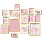 Decoração de arte de parede ANERZA Matisse Gallery Print rosa 16 unidades