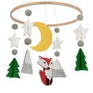 Decoração de berçário Crib Mobile Sorrel + Fern Woodland Fox