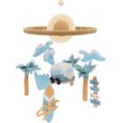 Decoração de berçário de feltro feita à mão Crib Mobile Gueiddi Surf Decoração de berçário de feltro feita à mão Crib Mobile Gueiddi Surf