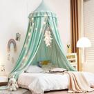 Decoração de cama com dossel Kertnic para crianças com mosquiteiro rosa nórdico Decoração de cama com dossel Kertnic para crianças com mosquiteiro rosa nórdico