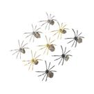 Decoração De Casa Em Miniatura De Cristal De Quartzo Natural Em Forma De Aranha Para Halloween E
