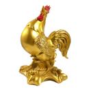 Decoração de casa em resina Coin Bank Golden Rooster 20x19x28,5 cm Decoração de casa em resina Coin Bank Golden Rooster 20x19x28,5 cm
